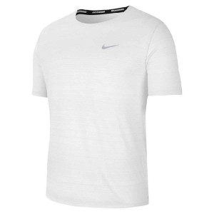 Camiseta Running Nike Dry FIT Miler Blanca Hombre CU5992-100