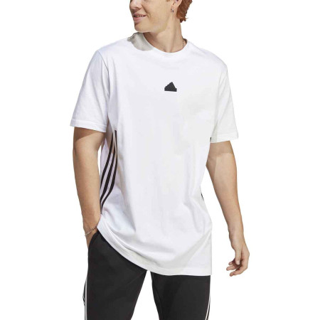 Camiseta Adidas Future Icons 3 Bandas Blanco Hombre IC8245