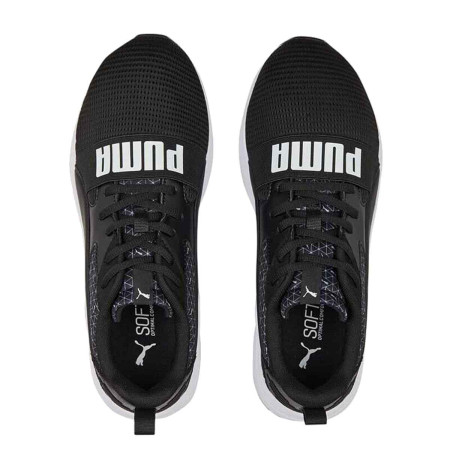 Zapatillas Puma Wired Run Pure Negro Blanco...
