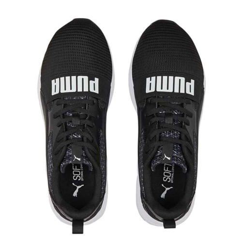 Zapatillas Puma Wired Run Pure Negro Blanco Hombre 389774-02