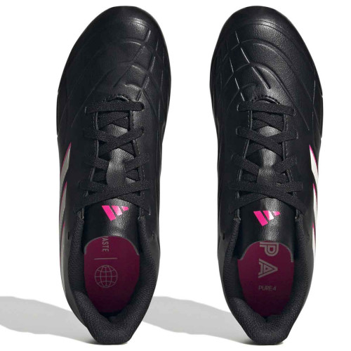 Zapatillas Adidas Copa Pure 4 Negro Rosa Fútbol Niño Unisex GY9041