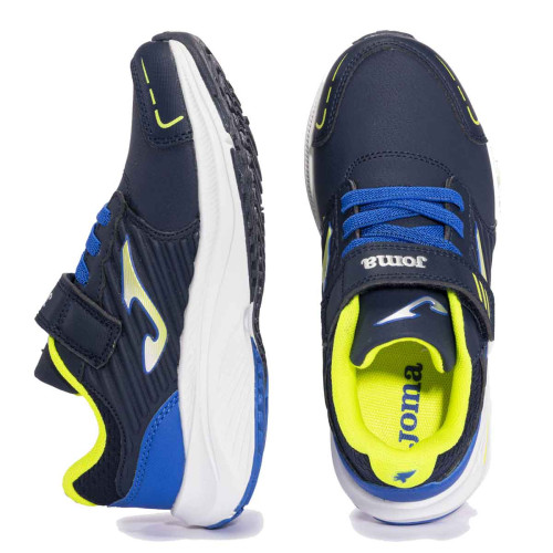 Zapatillas Joma Fury Jr 2303 Azul Marino Amarillo Niño