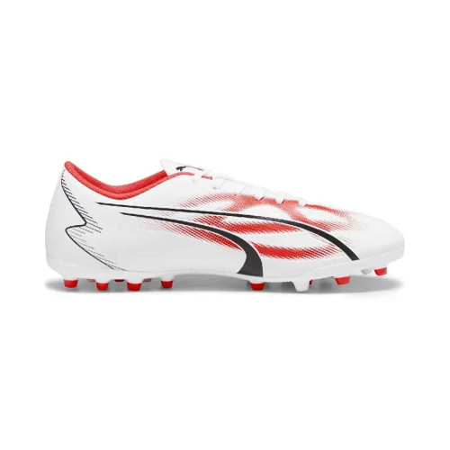 Zapatillas Puma Ultra Play Mg Blanco Rojo Hombre 107527-01