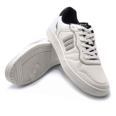 Zapatillas Mustang Miami Blanco Negro Hombre...