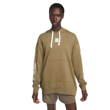 Sudadera Nike Pro Dri-FIT Get Fit Verde Kaki Mujer