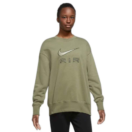 Sudadera Nike Sportswear Air Crew Kaki Mujer DQ6567-334