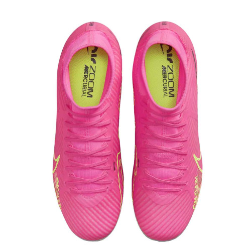Zapatillas Nike Zoom Mercurial Superfly 9 Academy MG Rosa Fútbol Niño DJ5625-605