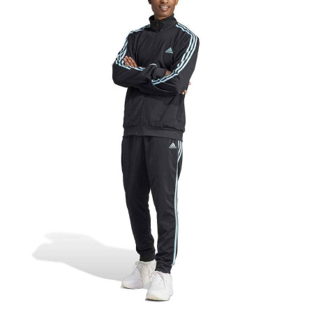 Chándal Adidas Basic 3 Bandas Negro Agua Hombre...
