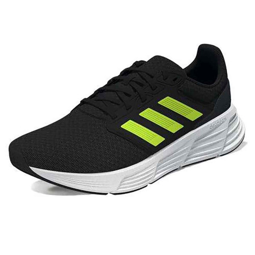 Zapatillas Adidas Galaxy 6 Negro Verde Running Hombre IE1974