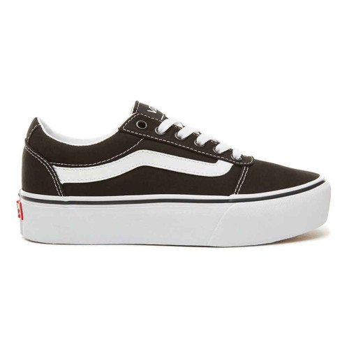 Zapatillas Vans Ward Platform Negro Blanco Mujer VNOA4UUV-187