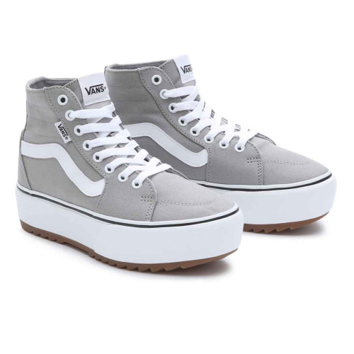 Zapatillas Vans Filmore Hi Tapered Platform Gris Mujer VNOA5JLGK-AQ1