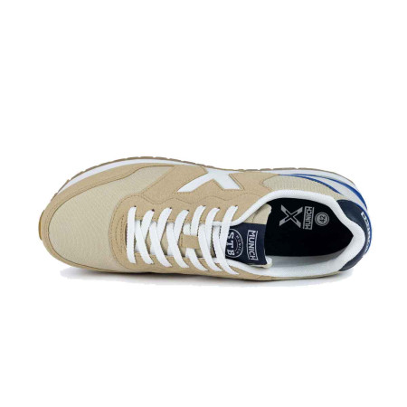 Zapatillas Munich Dash 225 Marrón Blanco Hombre
