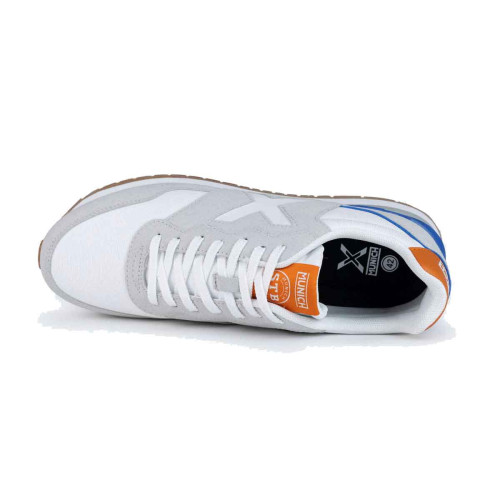 Zapatillas Munich Dash 222 Gris Blanco Hombre