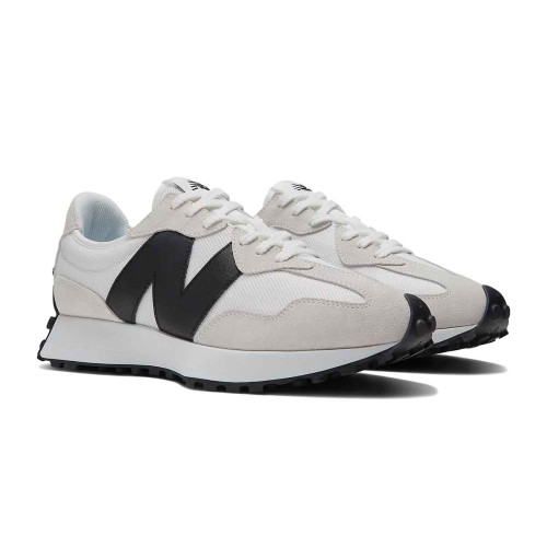 Zapatillas New Balance 327 Blanco Negro Mujer GS327-CWB