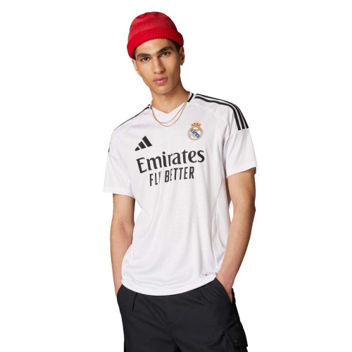 Camiseta Equipación Adidas Real Madrid Primera Liga 24/25 Blanco