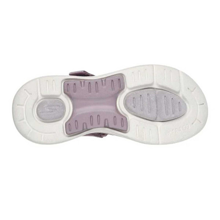 Sandalias Skechers Go Walk Arch Fit Lila Blanco...