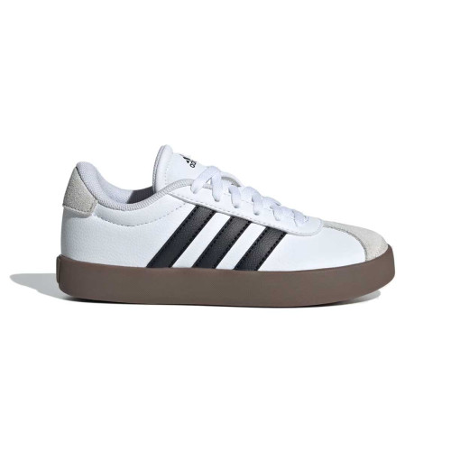 Zapatillas Adidas VL Court 3.0 Blanco Negro Niño ID9062