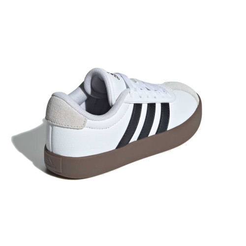 Zapatillas Adidas VL Court 3.0 Blanco Negro Niño ID9062