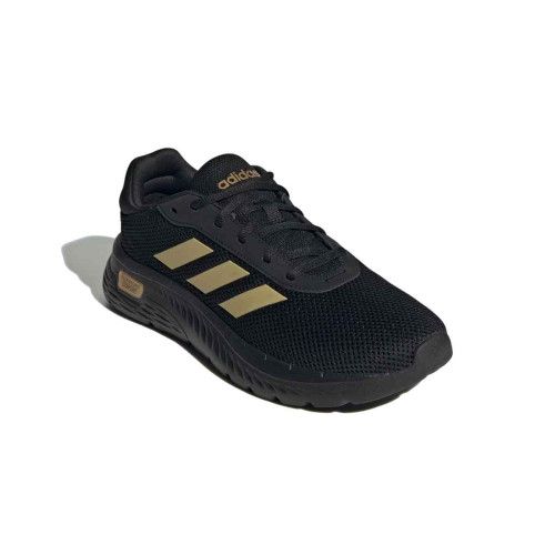 Zapatillas Adidas Cloudfoam Comfy Negro Dorado Mujer JH6829
