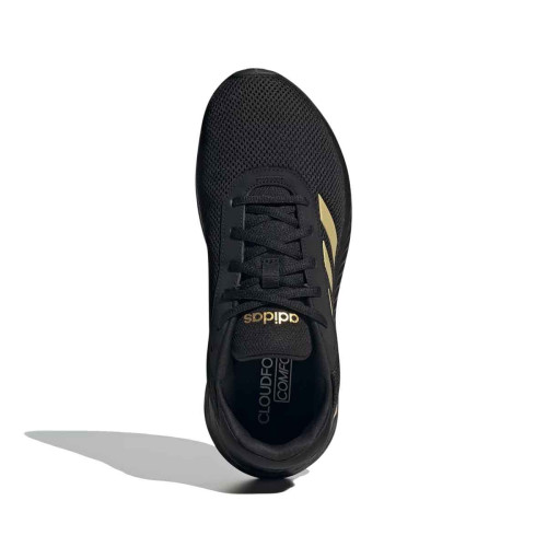Zapatillas Adidas Cloudfoam Comfy Negro Dorado Mujer JH6829