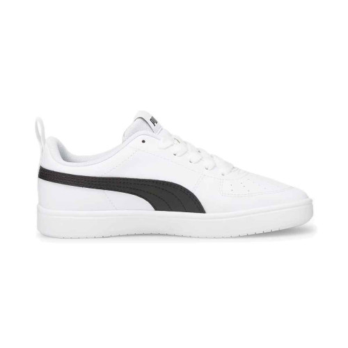 Zapatillas Puma Rickie Jr Unisex Casual Blanco Negro 384311-03