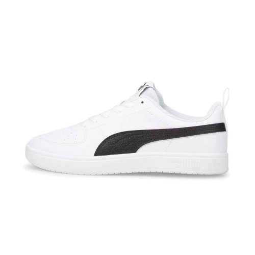 Zapatillas Puma Rickie Jr Unisex Casual Blanco Negro 384311-03