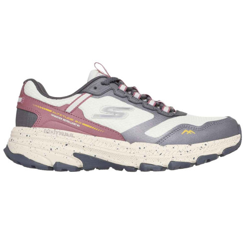 Zapatillas Skechers GO RUN Trail Altitude 2.0 Ravine Gris Rosa Trail Running Mujer 129525 NAT