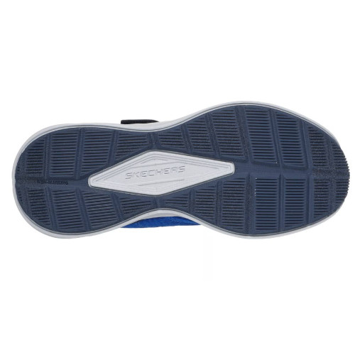 Zapatillas Skechers Microspec Thread Azul Marino Velcro Niño 404115L-BLNV