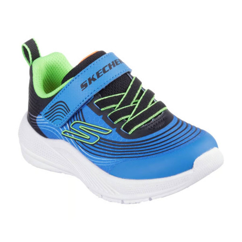 Skechers Microspec Advance Azul Velcro Niño 403926N-BLLM