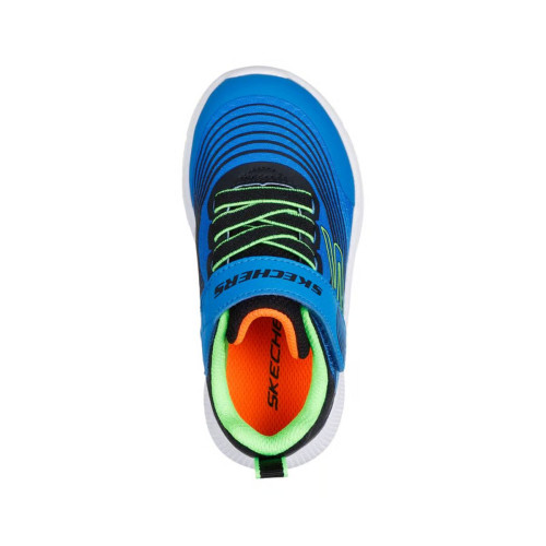 Skechers Microspec Advance Azul Velcro Niño 403926N-BLLM