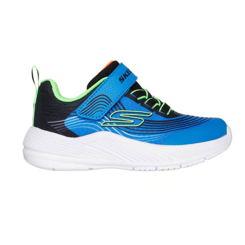 Skechers Microspec Advance Azul Velcro Niño 403926N-BLLM