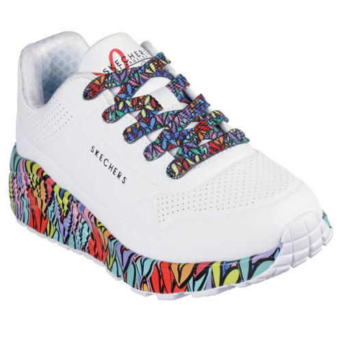 Zapatillas Skechers JGoldcrown Uno Lite Subtle Love Blanco 314088L-WMLT