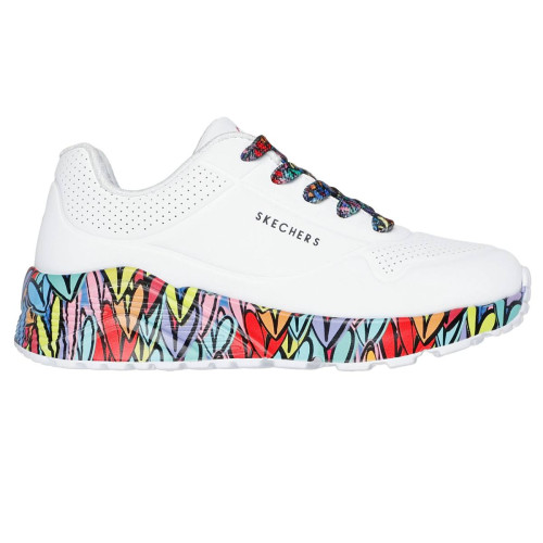 Zapatillas Skechers JGoldcrown Uno Lite Subtle Love Blanco 314088L-WMLT
