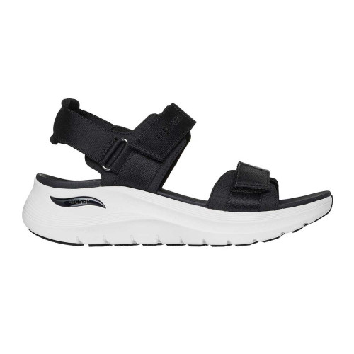 Sandalias Skechers Arch Fit 2.0 Go-Getter Negro Blanco Mujer 119465-BLK