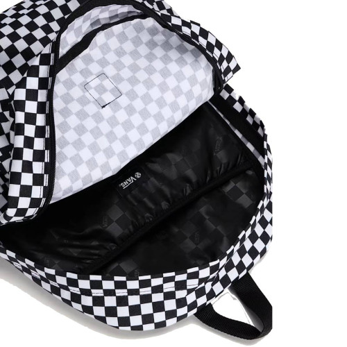 Mochila Vans Old School Check Negro Blanco Cuadros Clásica VN000H4XY28