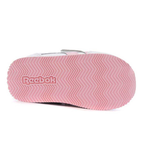 Zapatillas Reebok Royal Cljog DV9018 Blanco Rosa Velcro Niña